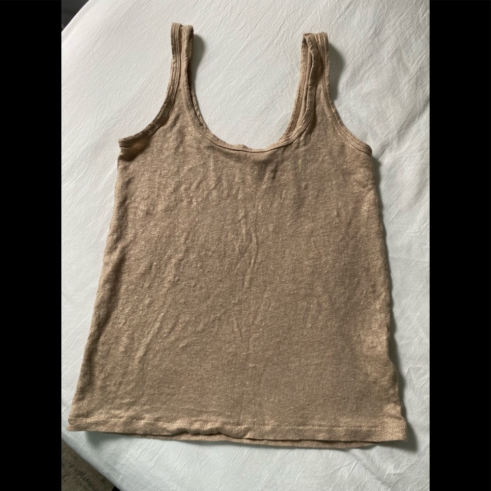 J. Crew gold shimmer tank top  CLOSET CLEAR OUT